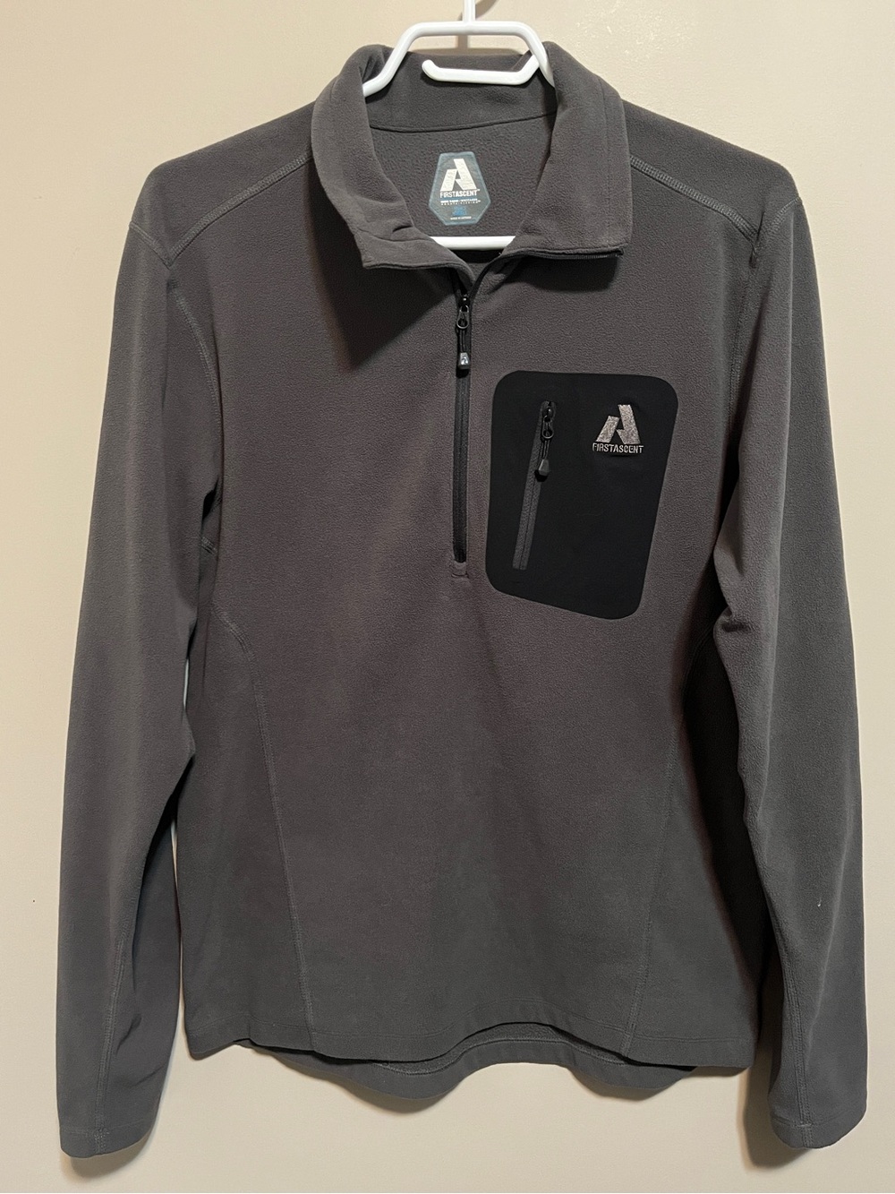 Eddie Bauer Quarter-Zip First Ascent Fleece Pullover, size S